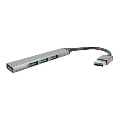 4smarts 4in1 Hub USB-A, 3x USB-A 2.0, 1x USB-A 3.0 szürke