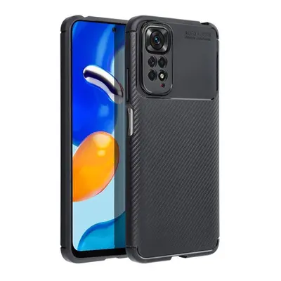 Forcell Carbon Premium Xiaomi Redmi 9C karbon mintás szilikon tok, fekete