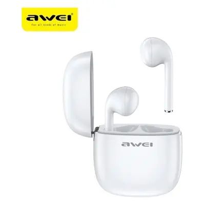 Awei T28 bluetooth 5.0 TWS fülhallgató, fehér