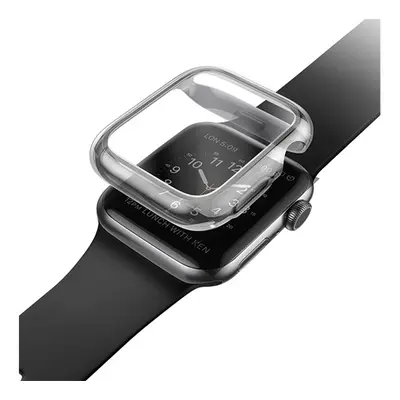 Uniq Garde Apple Watch 4 tok kijelző védelemmel, (44MM) szürke