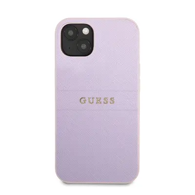 Guess PU Saffiano Apple iPhone 13 mini bőr hátlap tok, lila