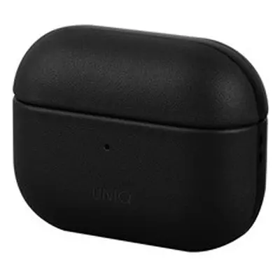 Uniq Terra Apple Airpods (3. gen) bőr tok, fekete