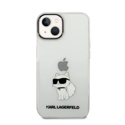 Karl Lagerfeld IML Choupette NFT hátlap tok Apple iPhone 14 Plus, átlátszó