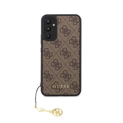 Guess 4G Charms Samsung Galaxy A34 5G szilikon tok, barna