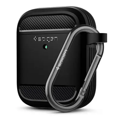 Spigen Rugged Armor Apple Airpods tok, fekete