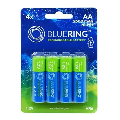 Bluering Elem tölthető akku AA ceruza HR6 2600mah 4 db