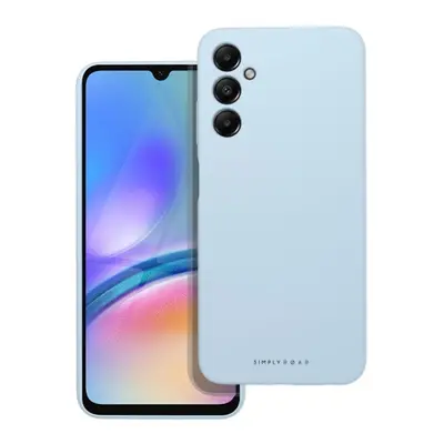 Roar Samsung Galaxy A05s prémium szilikon tok velúr béléssel, világoskék