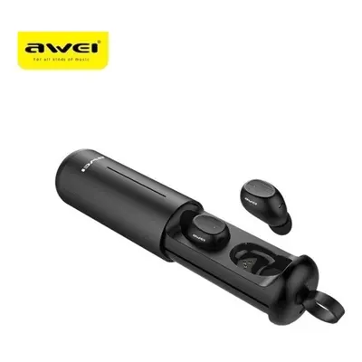 Awei T55 bluetooth 5.0 TWS fülhallgató, fekete