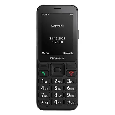 Panasonic KX-TU250EXB 4G nyomógombos mobiltelefon, fekete