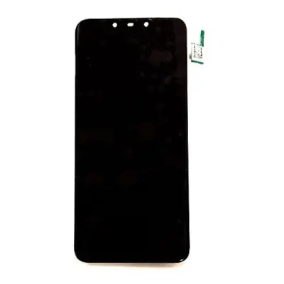 Huawei Mate 20 Lite kompatibilis LCD modul, OEM jellegű, fekete, Grade S+