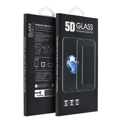 Apple iPhone 14 Pro, 5D Full Glue betekintésgátló tempered glass kijelzővédő üvegfólia, fekete