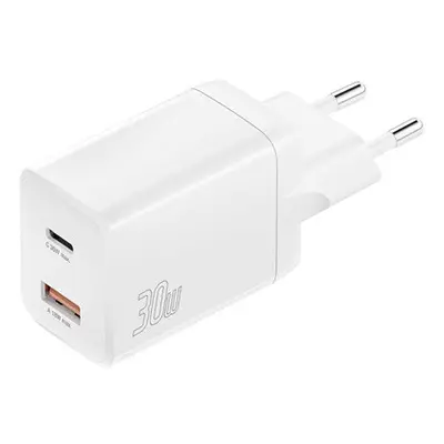 4smarts PDplug Duos töltő adapter, Type-C + USB, 30W, fehér