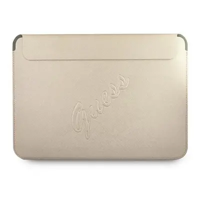 Guess Sleeve Saffiano Script, GUCS13PUSASLG 13" laptop tok, arany