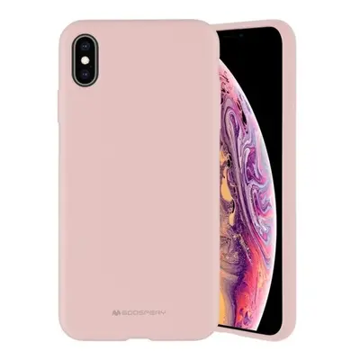 Mercury Silicone Apple iPhone 13 Pro Max szilikon tok, rószaszín homok