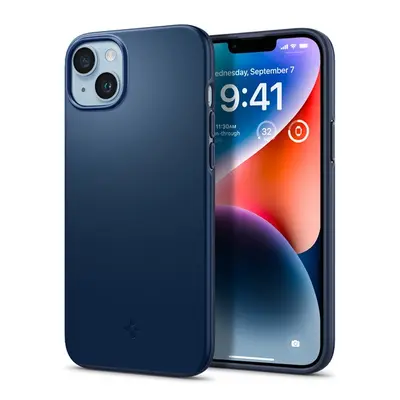 Spigen Thin Fit Apple iPhone 14 Plus tok, Navy Blue, kék