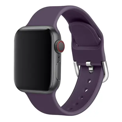 Phoner Clasp Apple Watch csatos szilikon szíj, 49/45/44/42mm, lila