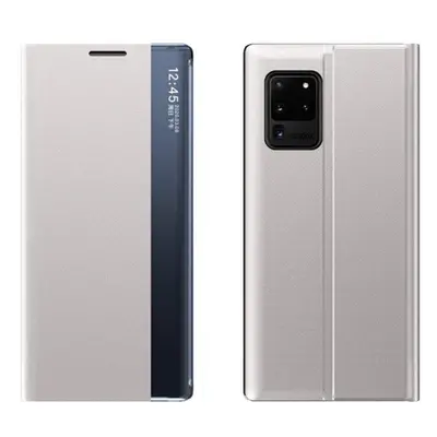 Xiaomi Redmi Note 9T 5G, oldalra nyíló tok, ezüst