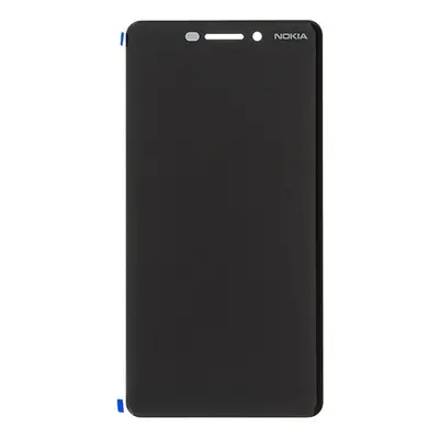 Nokia 6.1 kompatibilis LCD modul, OEM jellegű, fekete, Grade S+