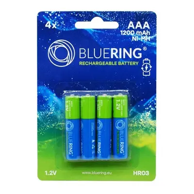 Bluering Elem tölthető akku AAA mikro ceruza HR03 1200mah 4 db