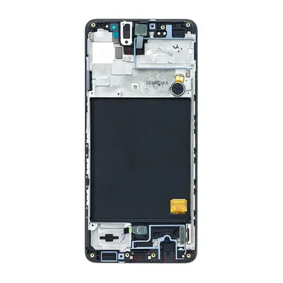 Samsung A515 Galaxy A51 kompatibilis LCD modul, OEM jellegű, fekete