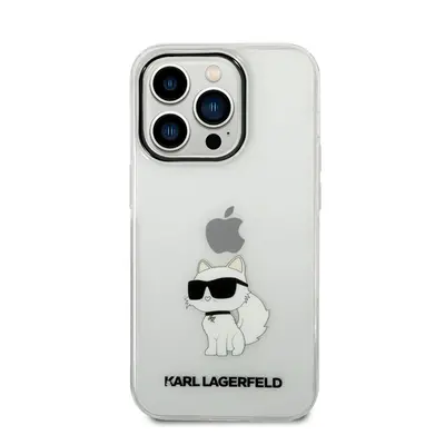 Karl Lagerfeld IML Choupette NFT hátlap tok Apple iPhone 14 Pro, átlátszó