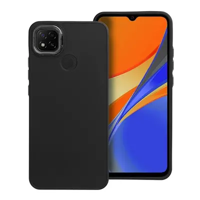 Frame Xiaomi Redmi 9C/9C NFC közepesen ütésálló tok kameravédő kerettel, fekete