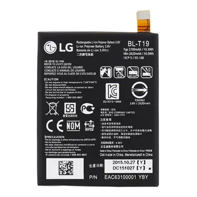 LG BL-T19 (H791 Nexus 5X) kompatibilis akkumulátor 2700mAh, OEM jellegű