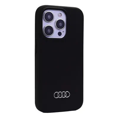 Audi Apple iPhone 15 Pro Max szilikon tok, fekete