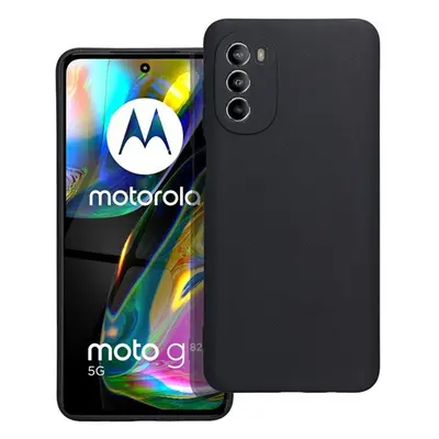 Matt Motorola G82 szilikon tok, fekete