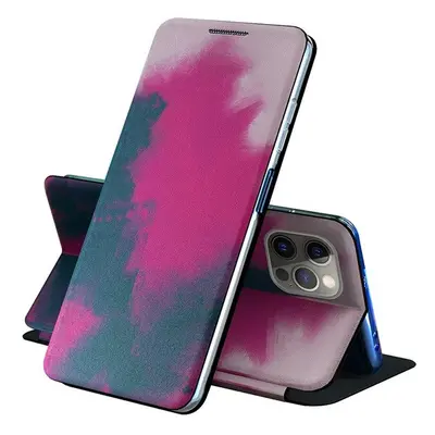 Samsung Galaxy A20 / A30 SM-A205F / A305F, oldalra nyíló tok, színes/lila