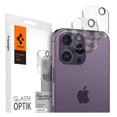 Spigen Glas.tR Optik Apple iPhone 14 Pro/14 Pro Max, Tempered kameravédő fólia (2db)