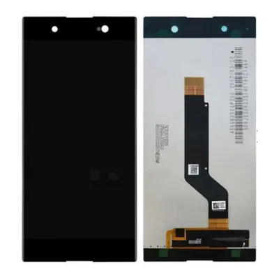 Sony Xperia XA1 Ultra kompatibilis LCD modul, OEM jellegű, fekete, Grade S+