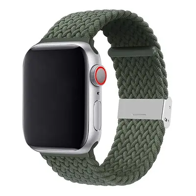 Phoner Spun Apple Watch csatos fonott szövet szíj, 38/40/41mm, zöld