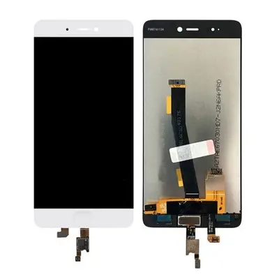 Xiaomi Mi 5S kompatibilis LCD modul kerettel, OEM jellegű, fehér, Grade S+