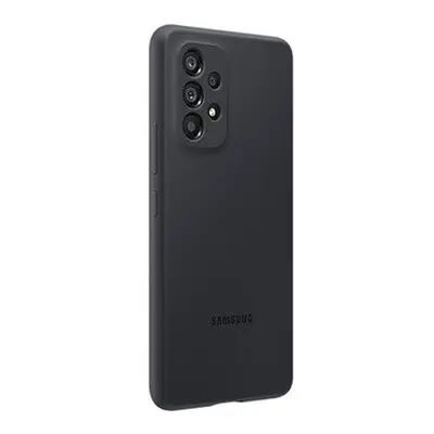 Samsung Galaxy A54 5G Silicone Cover, gyári szilikon tok, fekete, EF-PA546TB