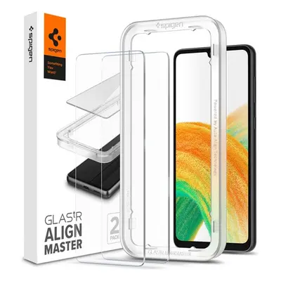 Spigen AlignMaster Samsung Galaxy A33 5G Tempered kijelzővédő fólia (2db)