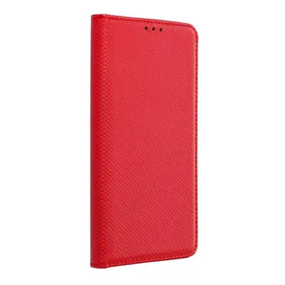 Magnet Xiaomi Redmi 12 4G mágneses flip tok, piros