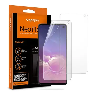 Spigen Neo Flex HD Samsung Galaxy S10 hajlított kijelzővédő fólia, (2db előlapi)