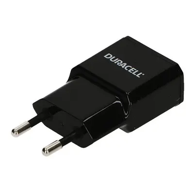 Duracell hálózati töltő adapter USB, 2,1A, fekete