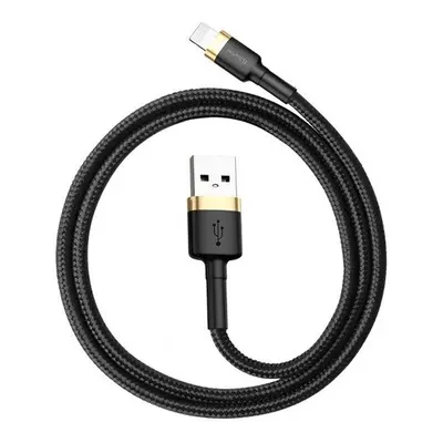 Baseus Cafule USB / Lightning töltő- és adatkábel, 2,4A, 1m, arany-fekete