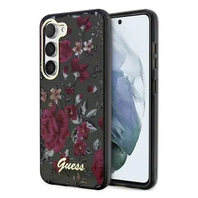 Guess Flower Collection Samsung Galaxy S23+ hátlap tok , keki