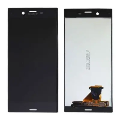 Sony Xperia XZ F8331 kompatibilis LCD modul, OEM jellegű, fekete, Grade S+