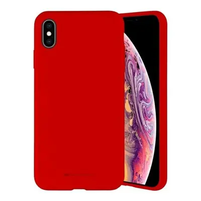 Mercury Silicone Apple iPhone 12/12 Pro szilikon tok, piros