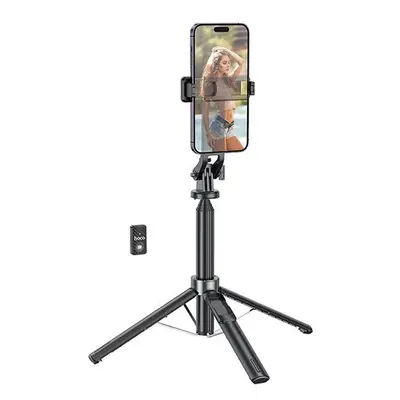 Hoco K21 selfie bot / tripod telefonhoz és fényképezőgéphez + távirányító, fekete