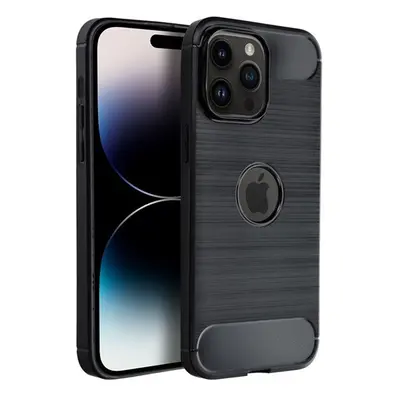 Forcell Carbon hátlap tok, Apple iPhone 15 Plus , fekete