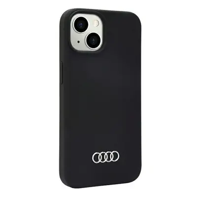 Audi Apple iPhone 13 / 14 / 15 szilikon tok, sötétszürke