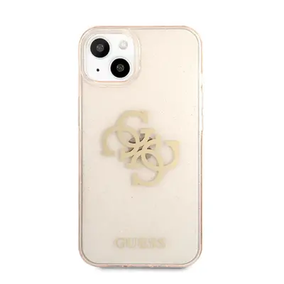 Guess TPU Big 4G Full Glitter Apple iPhone 13 mini hátlap tok, arany