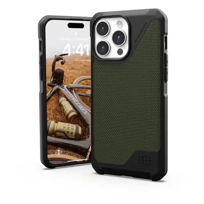 UAG Metropolis LT MagSafe Apple iPhone 15 Pro Max hátlap tok, kevlár olive