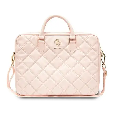 Guess Quilted 4G GUCB15ZPSQSSGP 16" tablet táska, rózsaszín