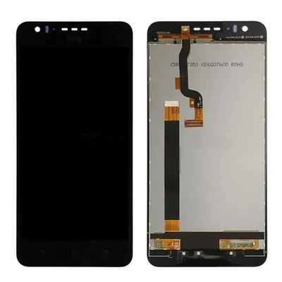 HTC Desire 825 kompatibilis LCD modul, OEM jellegű, fekete, Grade S+